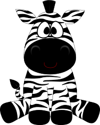 Cartoon Zebra
