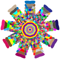 Colorful Geometric Form