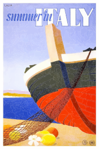 Vintage Travel Poster Italy
