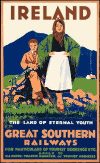 Vintage Travel Poster Ireland