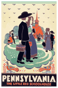 Vintage Travel Poster Pennsylvania