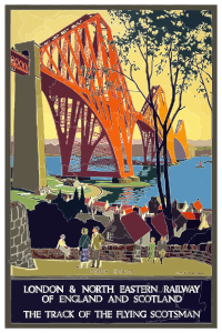 Vintage Travel Poster England And Scotland