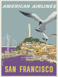 Vintage Travel Poster San Francisco