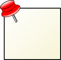Note with pin