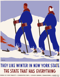 Vintage Travel Poster New York America USA