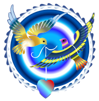 Colorful Love Doves