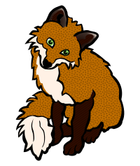fox - coloured