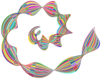 Synthetic Artificially Colored And Flavored Ribbon Candy