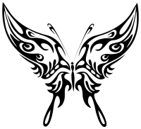 Butterfly Line Art 4