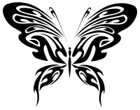 Butterfly Line Art 5
