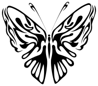 Butterfly Line Art 7