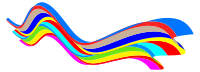 Rainbow Wave Motif