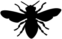 bee silhouette