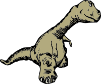 dinosaur sideview