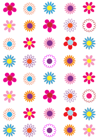 Simple Colorful Flowers