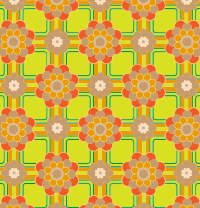 Colorful Floral Pattern Background 4