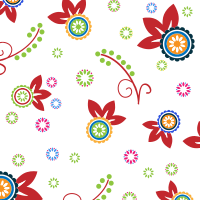 Colorful Floral Pattern Background 2