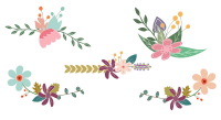 Vintage Floral Elements