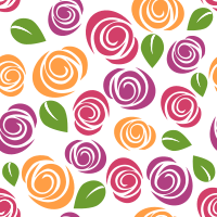 Colorful Floral Pattern Background 8