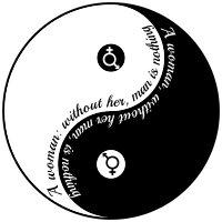 A Woman Without Her Man Yin Yang
