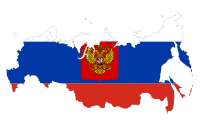 Russia Flag Map