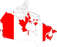 Canada Map Flag