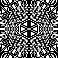 Geometric Black And White Design