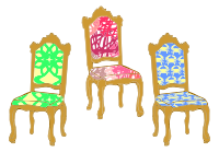 3 Decorative Chairs