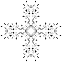 Floral Cross