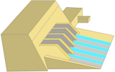Hydroelectric dam - colored
