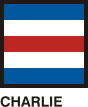 Gran Pavese flags, Charlie flag