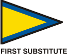 Gran Pavese flags, First Substitute flag