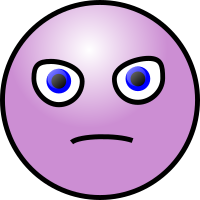 Emoticons: Evil face