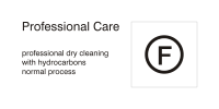 Care symbols, professional care: dry clean with hydrocarbons - normal process