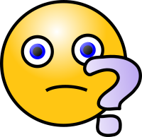 Emoticons: Question face