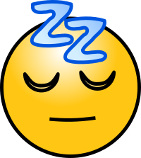 Emoticons: Sleeping face
