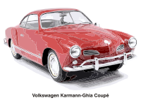 Volkswagen Karmann-Ghia Coupe (Type 14), year 1963