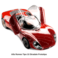 Alfa Romeo Tipo 33 Stradale Prototipo, year 1967