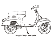 Piaggio Vespa 125 Sprint, year 1969