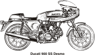 Ducati 900 SS Desmo, year 1980