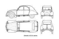 Citroen 2CV A series, year 1960