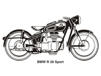 BMW R26 Sport, year 1956