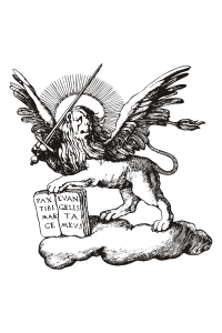 Republic of Venice: ancient San Marco war insigna