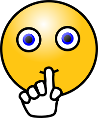 Emoticons: Silence face