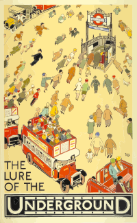 Vintage Travel Poster London Underground