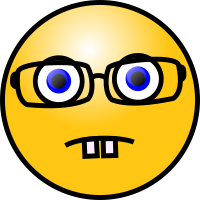 Emoticons: Nerd face