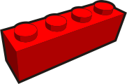 Clip is a Brick - 1x4