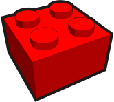 Clip is a Brick - 2x2