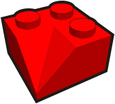 Clip is a Brick - 2x2 corner inside