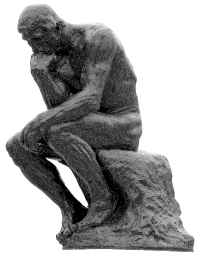 The Thinker Grayscale